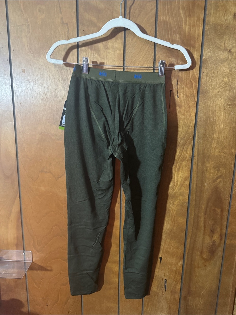REI Olive Green Men's Thermal Leggings